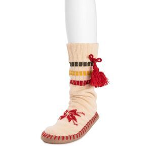 MUK LUKS 50th Anniversary Kids Slipper Socks - Small (8-10)